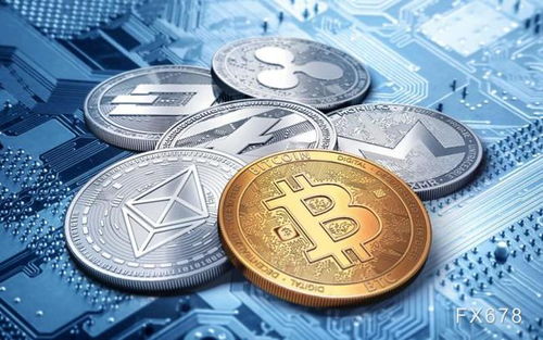 加密货币矢量图高清版,高清矢量图中的数字货币世界概览